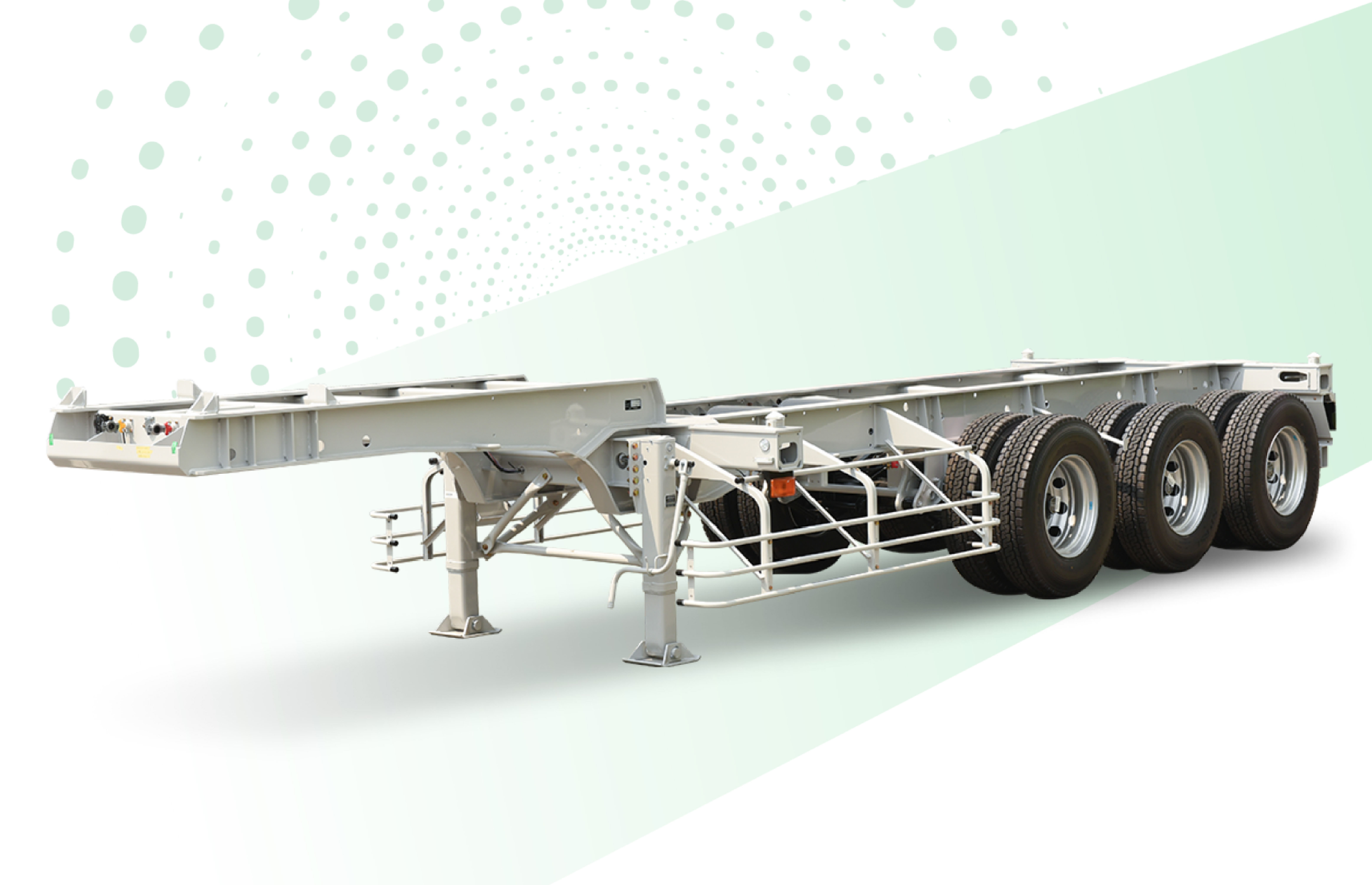 20ft tandem container chassis